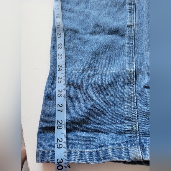 Vntg Viridiana Farm Bib Denim Overall Blue Size YOUTH Size 16 Adult XS-S? - Picture 11 of 13